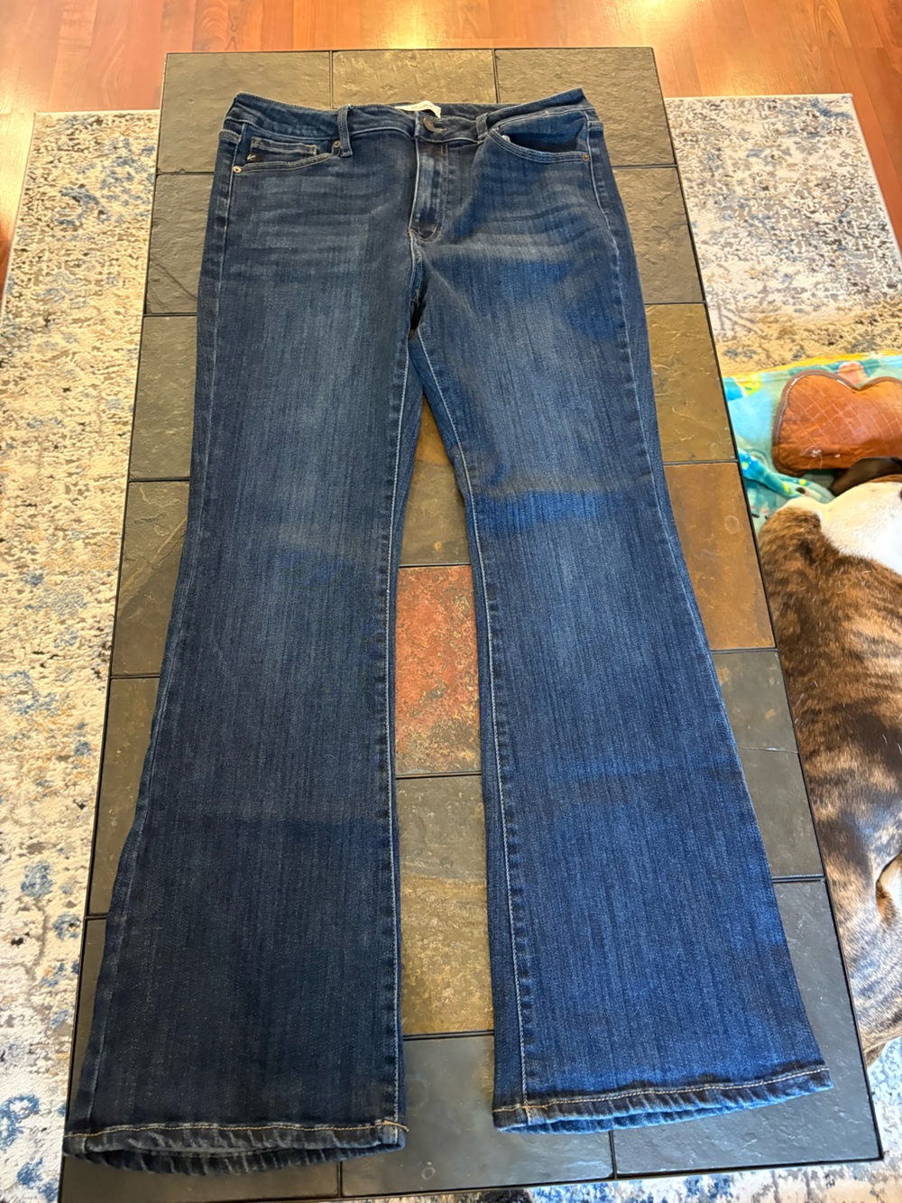KanCan Dark Blue Bootcut Stretch Jeans